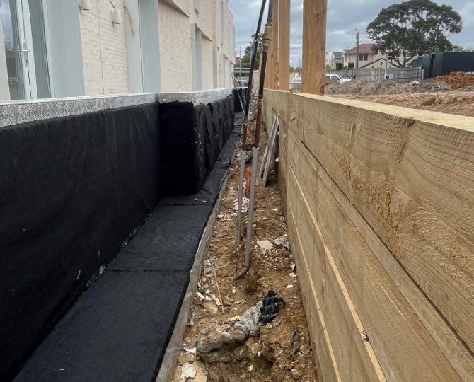 Retainer Wall Waterproofing